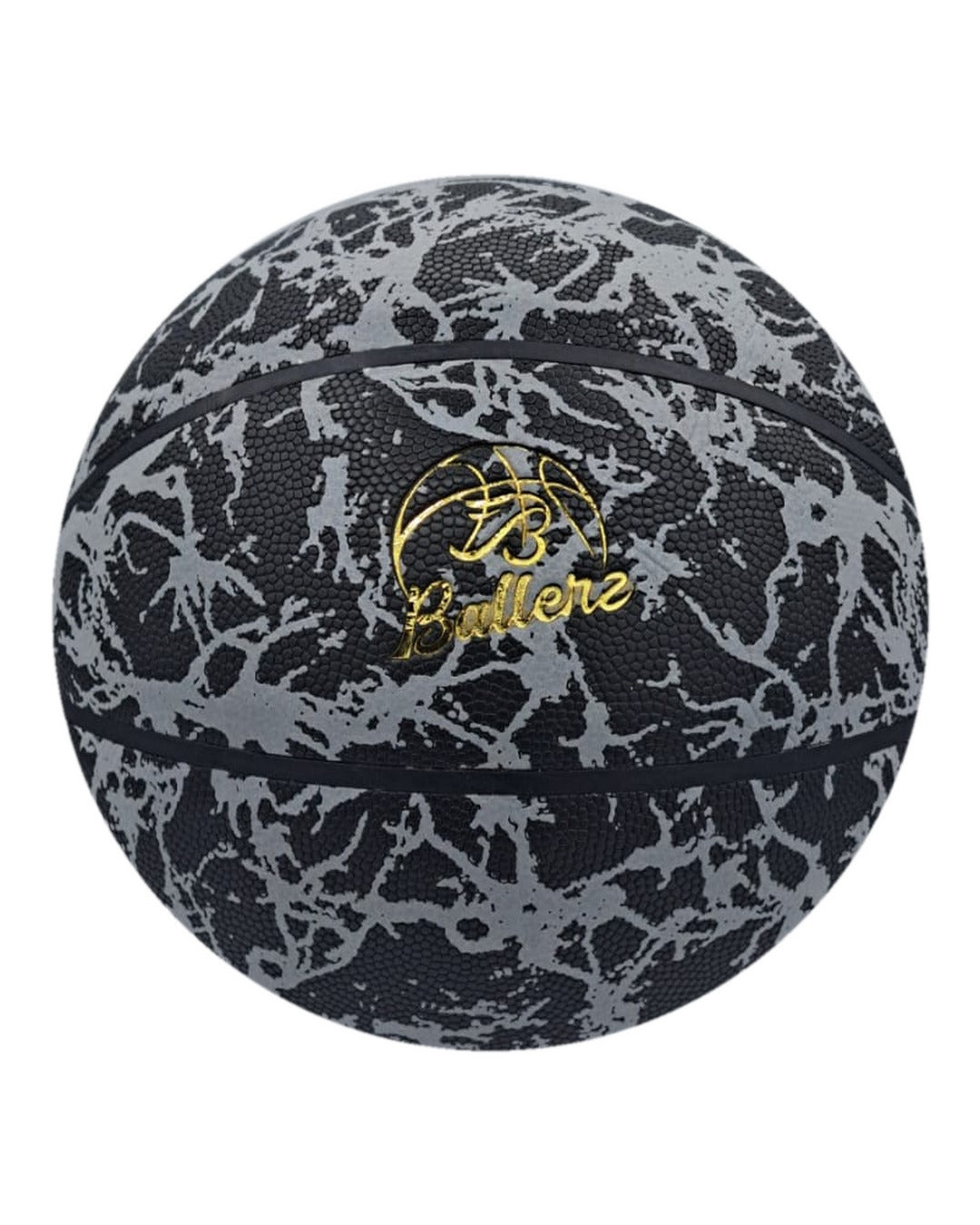 Ballon de Basket Réfléchissant Flashy Noir — Ballerz