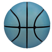 Ballon de basket double bleu